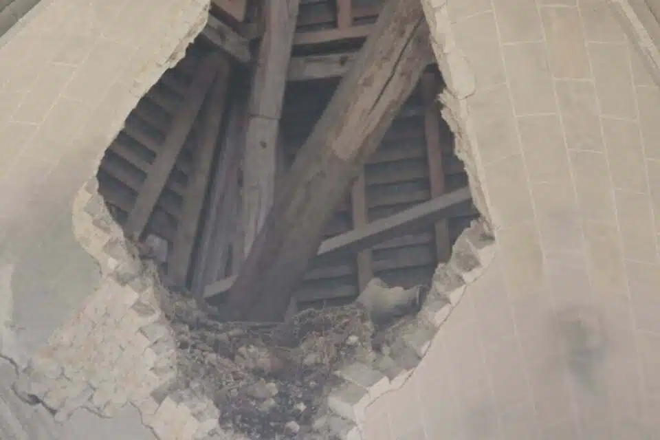 Effondration Plafond Église ault